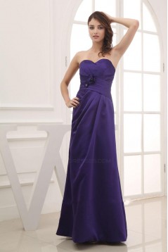 A-Line Sweetheart Purple Floor-Length Bridesmaid Dresses/Wedding Party Dresses BD010447