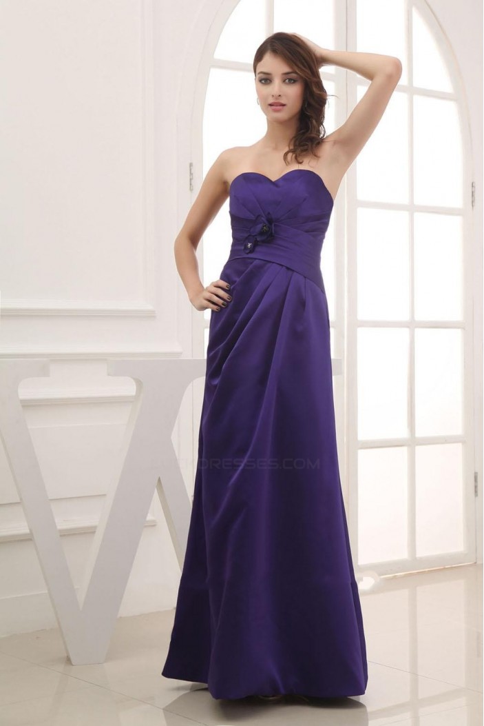 A-Line Sweetheart Purple Floor-Length Bridesmaid Dresses/Wedding Party Dresses BD010447