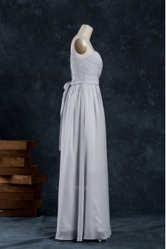 A-Line Spaghetti Strap Long Chiffon Bridesmaid Dresses/Wedding Party Dresses BD010743