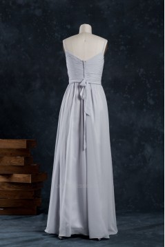 A-Line Spaghetti Strap Long Chiffon Bridesmaid Dresses/Wedding Party Dresses BD010743