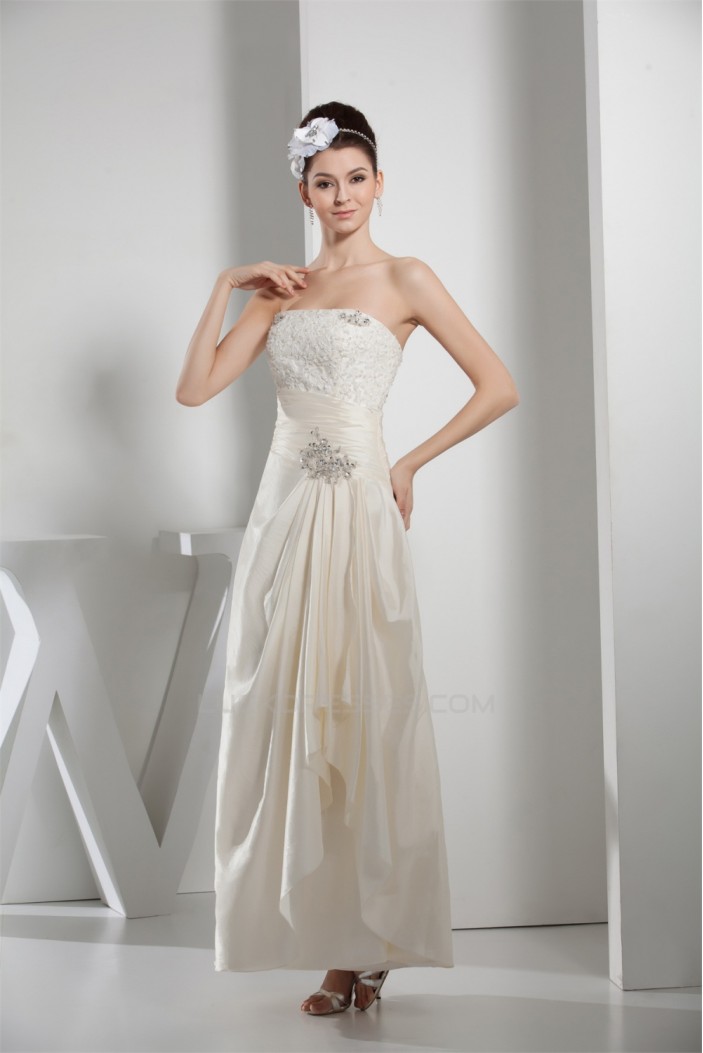 Beading Sheath/Column Strapless Sleeveless Bridesmaid Dresses 02010005