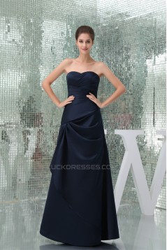 Draped Sleeveless Floor-Length Sheath/Column Best Bridesmaid Dresses 02010022