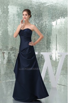 Draped Sleeveless Floor-Length Sheath/Column Best Bridesmaid Dresses 02010022