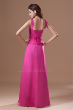 Chiffon A-Line Floor-Length Bridesmaid Dresses 02010148