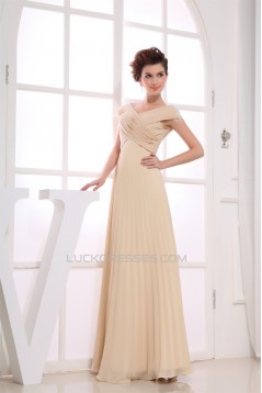 A-Line Capped V-Neck Floor-Length Criss Cross Off-the-Shoulder Long Bridesmaid Dresses 02010247