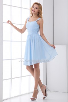 Square Short/Mini Sleeveless Ruffles A-Line Bridesmaid Dresses 02010536