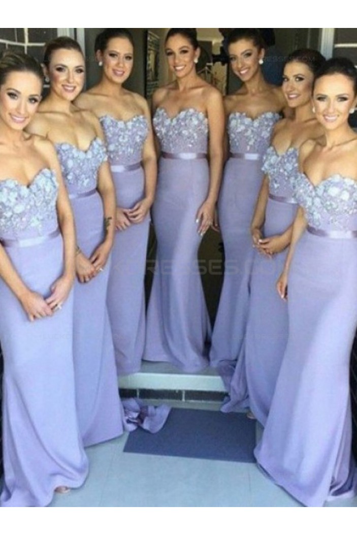 Trumpet/Mermaid Sweetheart Wedding Party Dresses Bridesmaid Dresses 3010072