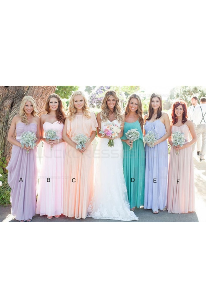 Long Chiffon Wedding Guest Dresses Bridesmaid Dresses 3010134