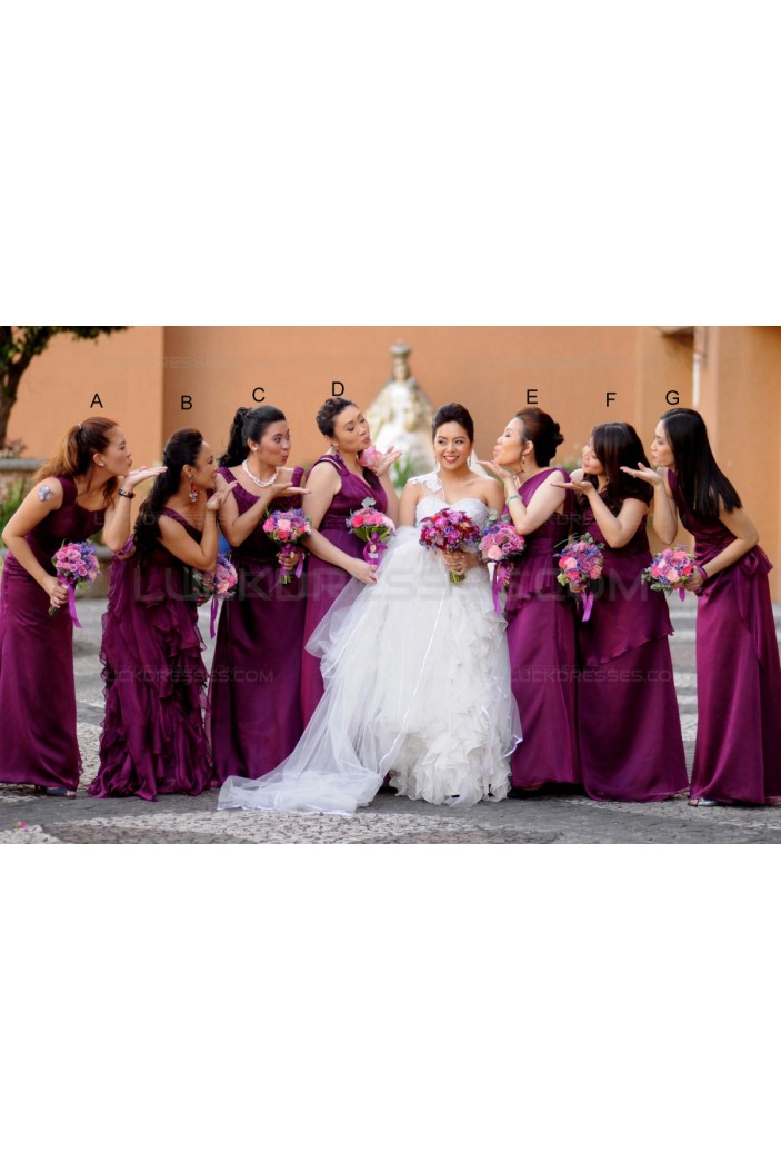 Long Purple Wedding Guest Dresses Bridesmaid Dresses 3010153