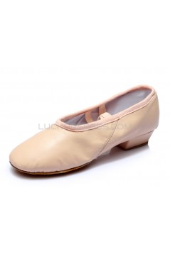 Women's Pink Soft Leatherette Dance Shoes Ballet/Latin/Yoga/Dance Sneakers Flat Heel D604001