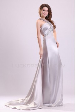 A-Line Beaded Long Prom Evening Formal Party Dresses ED010018