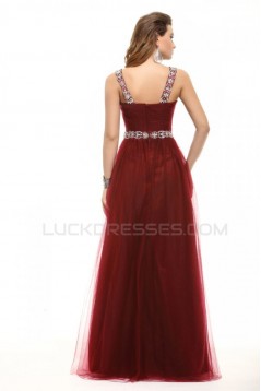 Sheath/Column Beaded Long Prom Evening Formal Party Dresses ED010022