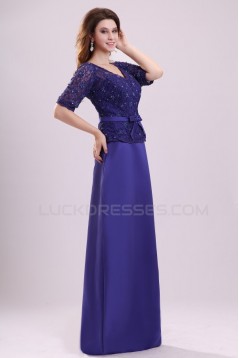 Half Sleeve Long Lace Prom Evening Formal Party Dresses/Mother Of The Bride Dresses ED010025