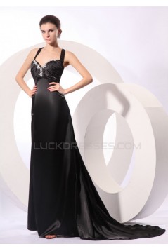 Long Black Prom Evening Formal Party Dresses ED010098