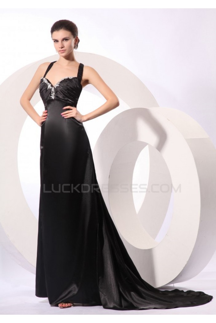 Long Black Prom Evening Formal Party Dresses ED010098