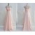 A-Line Halter Long Pink Chiffon Prom Evening Bridesmaid Dresses ED011046