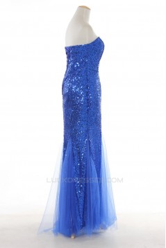 Trumpet/Mermaid Sequins Long Prom Evening Formal Dresses ED011290