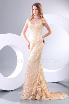 Trumpet/Mermaid Long Lace Prom Evening Formal Party Dresses ED010130