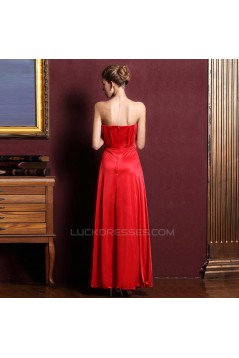 A-Line Sweetheart Beaded Long Prom Evening Formal Dresses ED011338