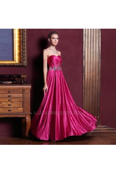 A-Line Sweetheart Beaded Long Prom Evening Formal Dresses ED011338