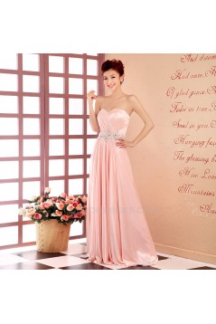 A-Line Sweetheart Beaded Long Prom Evening Formal Dresses ED011338