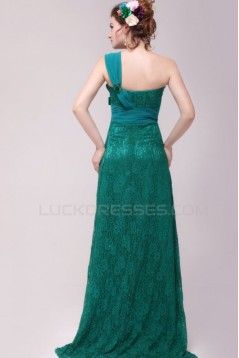 One-Shoulder Long Lace Prom Evening Formal Party Dresses ED010134