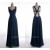 A-Line Straps Sleeveless Long Chiffon Prom Evening Formal Dresses ED011415