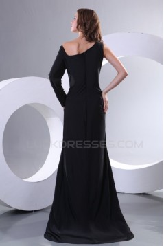 Long Black Prom Evening Formal Party Dresses ED010156