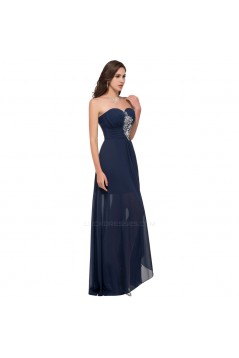 A-Line Sweetheart Beaded Split-Front Chiffon Prom Evening Formal Dresses ED011615