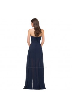 A-Line Sweetheart Beaded Split-Front Chiffon Prom Evening Formal Dresses ED011615