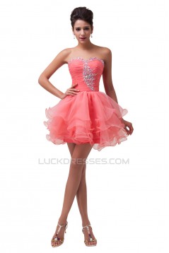 Short/Mini Sweetheart Beaded Prom Evening Cocktail Dresses ED011619