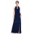 Sheath/Column Jewel Beaded Long Chiffon Prom Evening Formal Dresses ED011639
