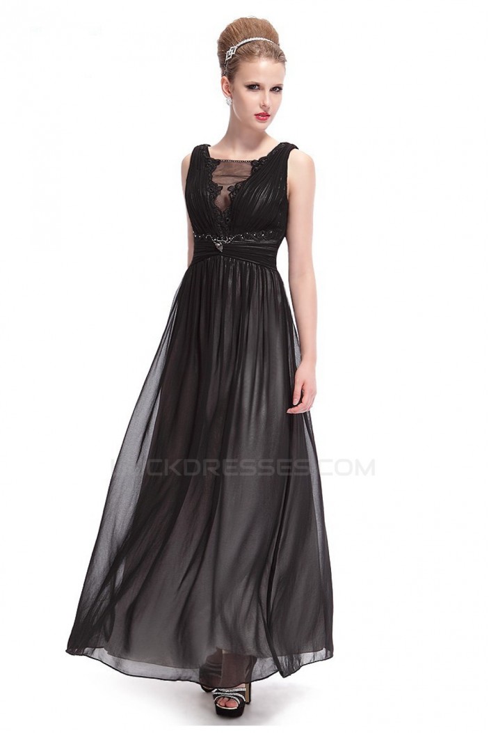 A-Line Long Chiffon Prom Evening Formal Dresses ED011683