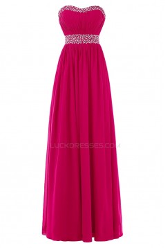 Long Chiffon Beaded Prom Evening Formal Party Dresses ED010212