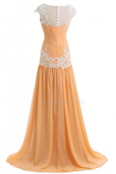 A-Line Long Chiffon Prom Evening Formal Party Dresses ED010249