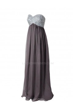 Empire Long Beaded Chiffon Prom Evening Formal Party Dresses ED010294