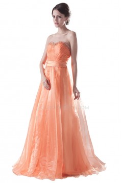 A-Line Sweetheart Beaded Long Prom Evening Formal Party Dresses ED010309