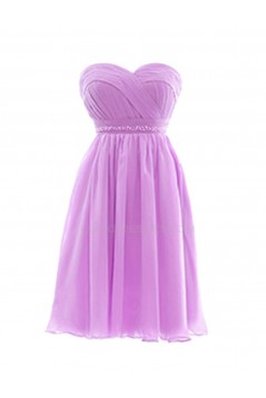 A-Line Sweetheart Short Chiffon Prom Evening Formal Party Dresses ED010311