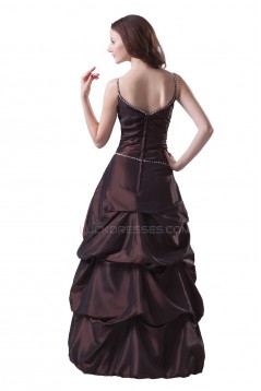 Ball Gown Spaghetti Strap Long Prom Evening Formal Party Dresses ED010339