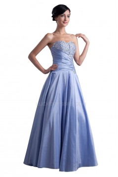 A-Line Sweetheart Long Beaded Prom Evening Formal Party Dresses ED010343