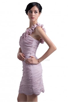 Short One-Shoulder Prom Evening Formal Party Dresses ED010347