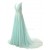 A-Line V-Neck Beaded Long Chiffon Prom Evening Formal Party Dresses ED010435