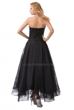 A-Line Long Black Prom Evening Formal Party Dresses ED010483