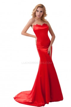 Trumpet/Mermaid Sweetheart Long Prom Evening Formal Party Dresses ED010505