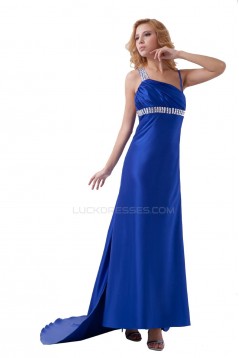 Beaded Long Blue Prom Evening Formal Party Dresses ED010506