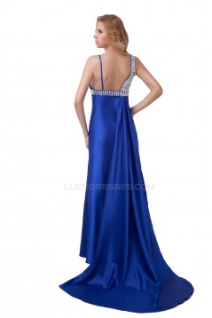 Beaded Long Blue Prom Evening Formal Party Dresses ED010506