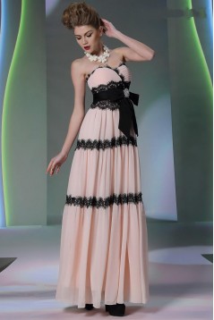 A-Line Sweetheart Long Chiffon and Lace Prom Evening Formal Party Dresses ED010541