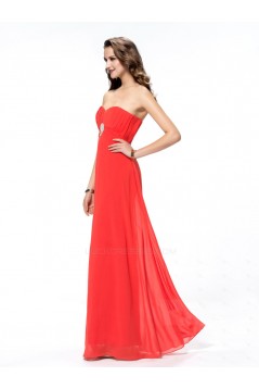 Empire Sweetheart Long Chiffon Prom Evening Formal Party Dresses/Maternity Evening Dresses ED010553