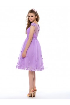 A-Line Knee-Length Short Prom Evening Formal Party Dresses ED010646