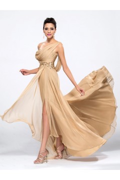 Mermaid Split-Front Long Chiffon Prom Evening Formal Party Dresses ED010654